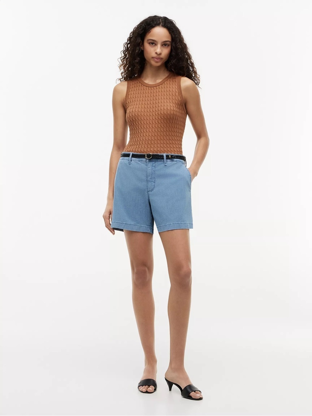 Tommy Hilfiger 5” Classic Stretch Blue Cotton Shorts Light Wash Size 2